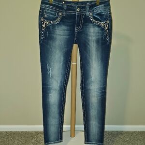 Women's Miss Me Jewel Embellished Jeans